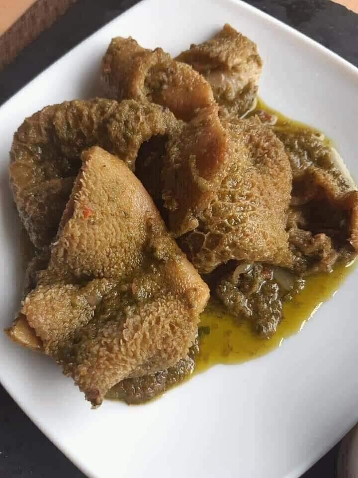 Tripes de boeuf sauté